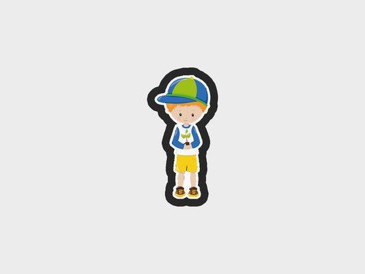 Boy Standing Earth Day Hero Cookie Cutter STL Files