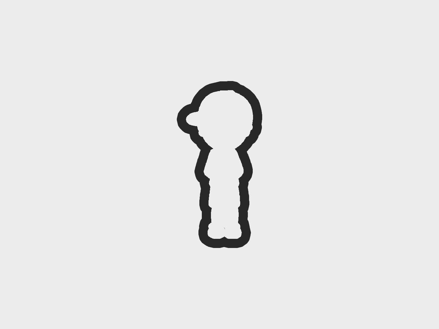 Boy Standing Earth Day Hero Cookie Cutter STL Files