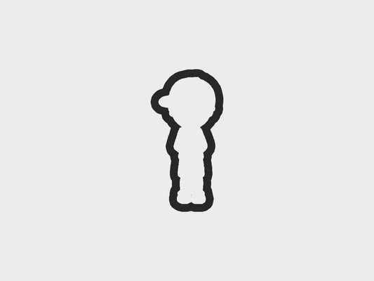 Boy Standing Earth Day Hero Cookie Cutter STL Files