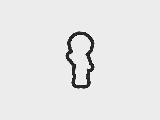 Boy Water Balloon Water Play Fun Cookie Cutter STL Files