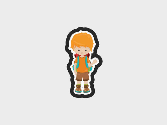 Boy Camping Kids Cookie Cutter STL Files
