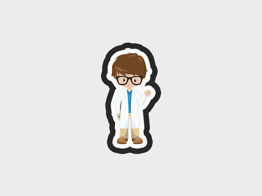 Boy One Scientist Kids Cookie Cutter STL Files