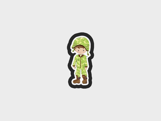 Boy Soldiers Cookie Cutter STL Files