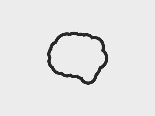 Brain Zombie Kids Cookie Cutter STL Files
