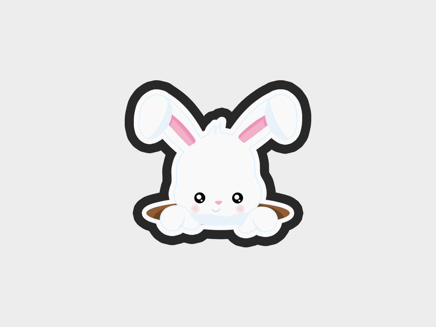 Bunny Surprise Dirt Bunny House Surprise Cookie Cutter STL Files