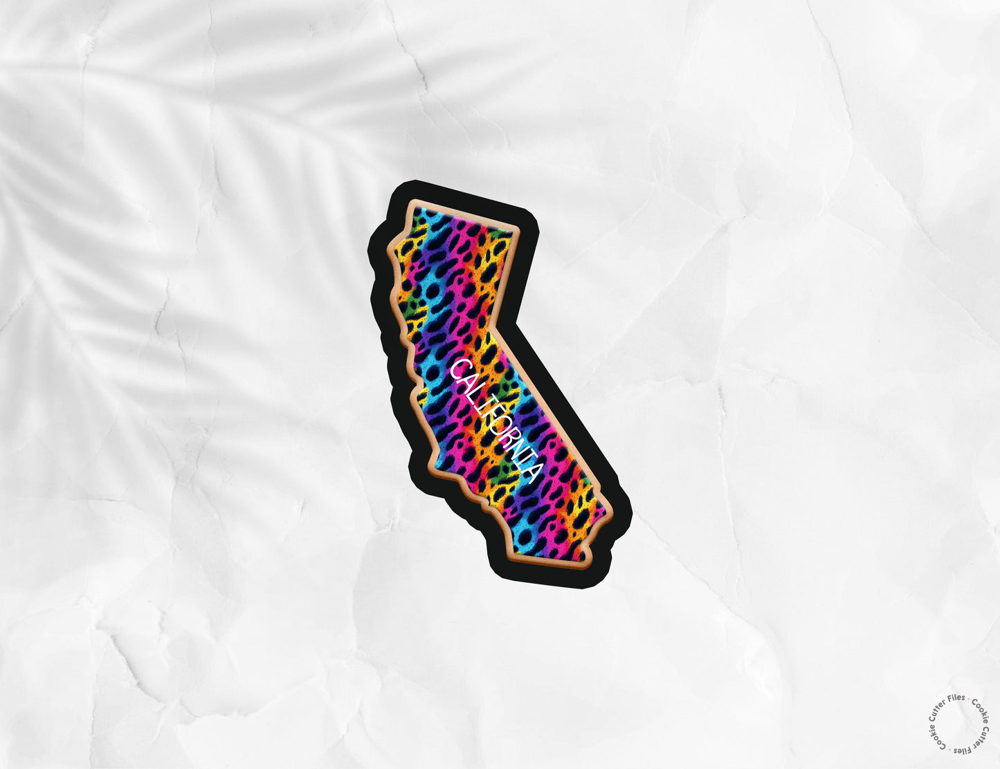 California State Basic Cookie Cutter STL Files Cookie Cutter Files