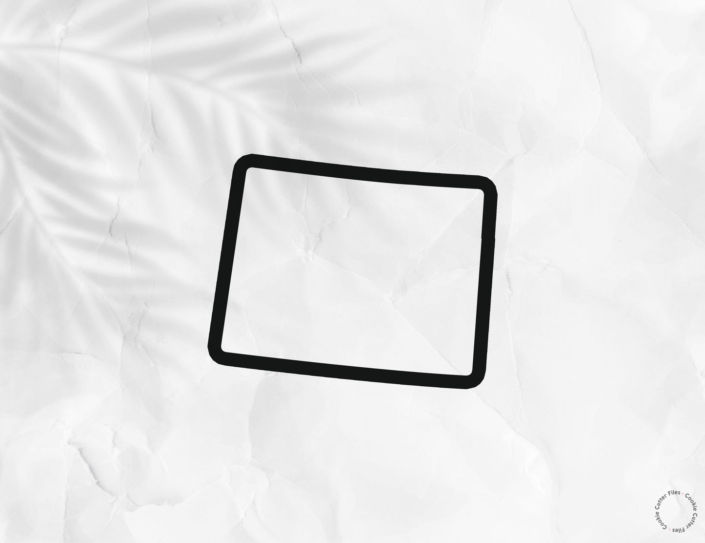 Colorado State Basic Cookie Cutter STL Files Cookie Cutter Files