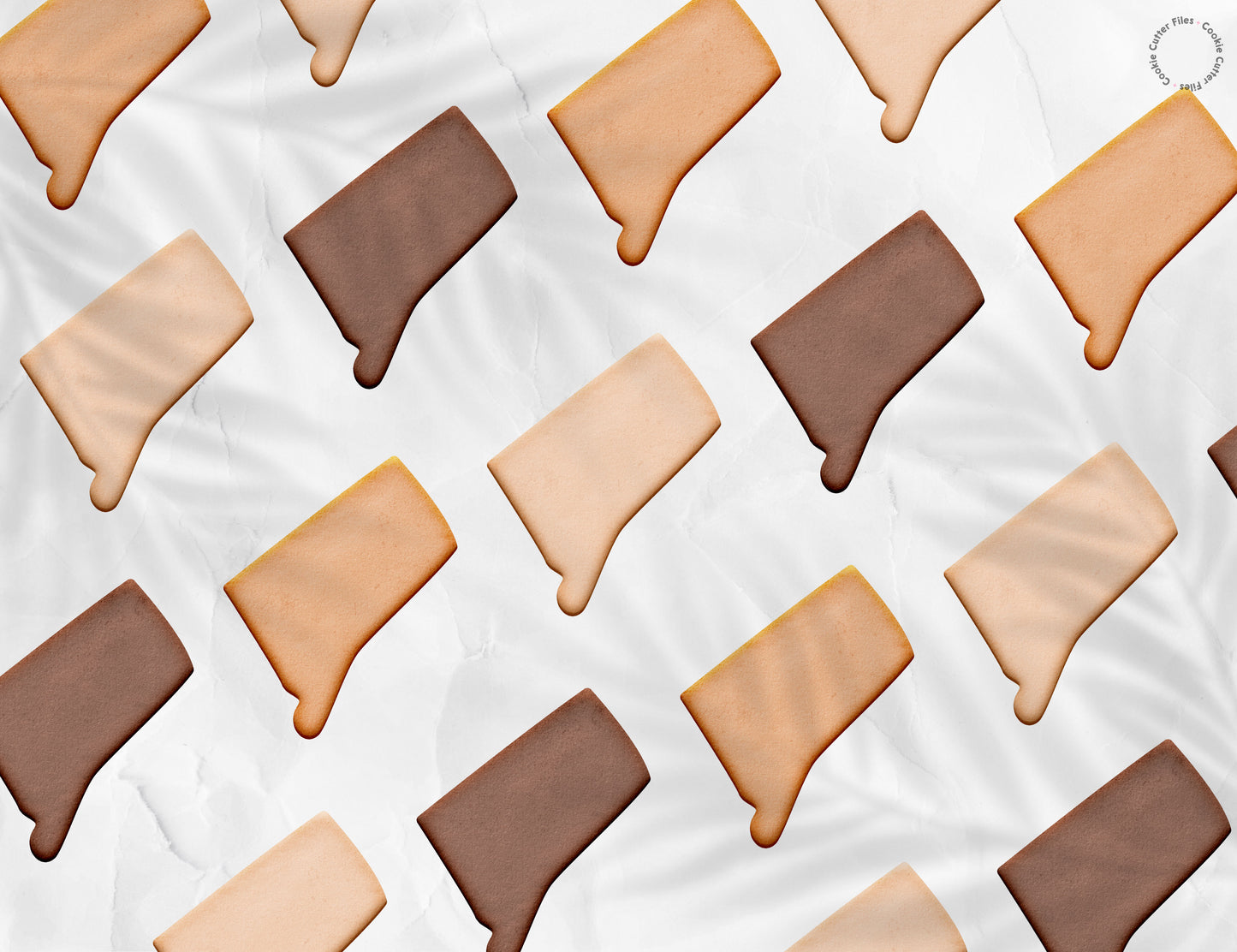 Connecticut State Basic Cookie Cutter STL Files Cookie Cutter Files