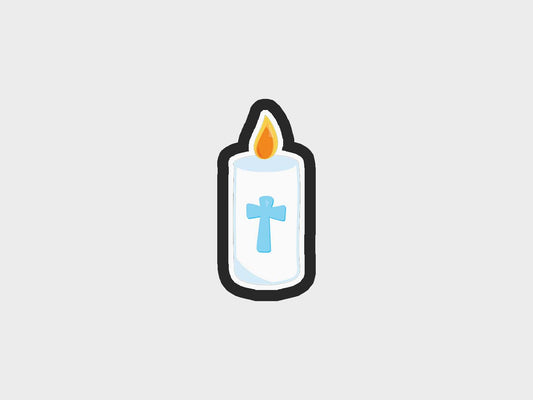 Candle First Communion Cookie Cutter STL Files