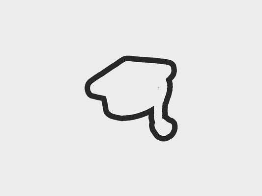 Cap Graduation Cookie Cutter STL Files