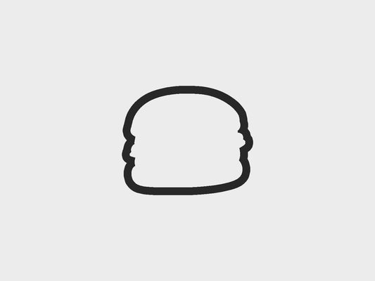 Cheese Burger Super Bowl Party Cookie Cutter STL Files