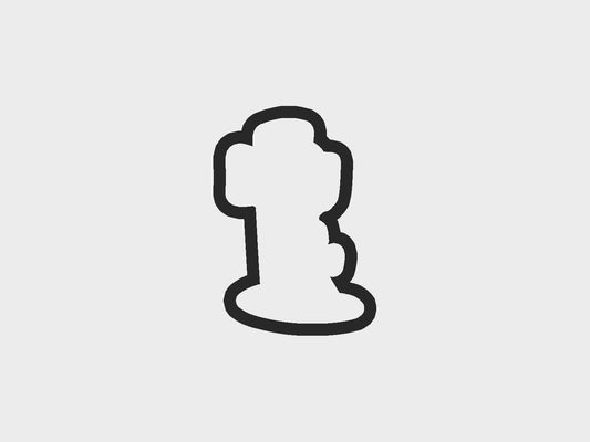 Cross Gun Tribute Memorial Day Cookie Cutter STL Files
