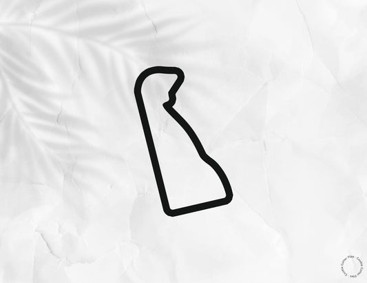 Delaware State Basic Cookie Cutter STL Files Cookie Cutter Files