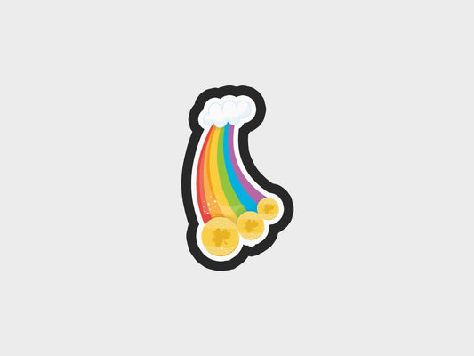 End Of Rainbow Coins Lucky Charms Cookie Cutter STL Files