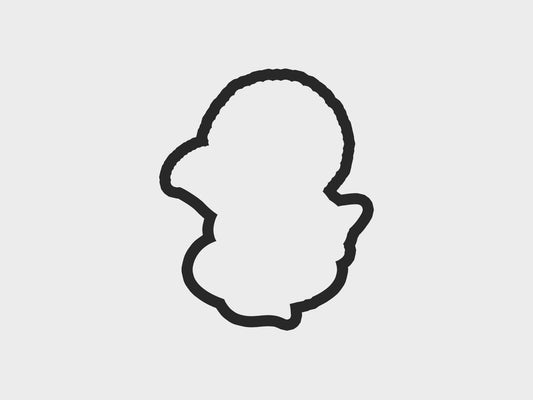 Boy Sitting Fox Eskimo Kids Cookie Cutter STL Files