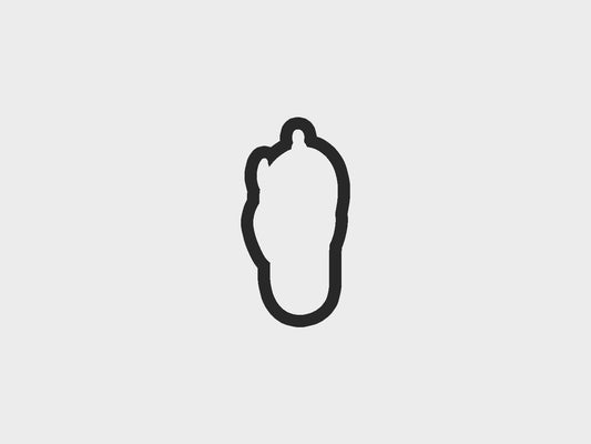 FlipFlop Unicorn Pool Party Cookie Cutter STL Files