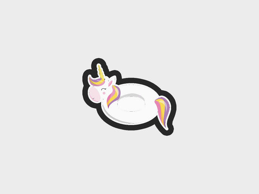 Float Unicorn Pool Party Cookie Cutter STL Files