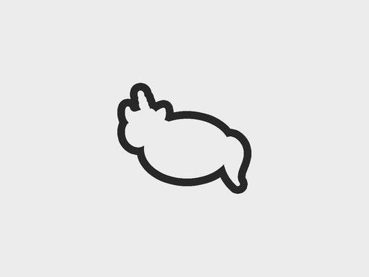 Float Unicorn Pool Party Cookie Cutter STL Files