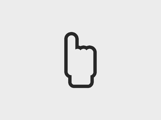 Foam Finger Super Bowl Party Cookie Cutter STL Files