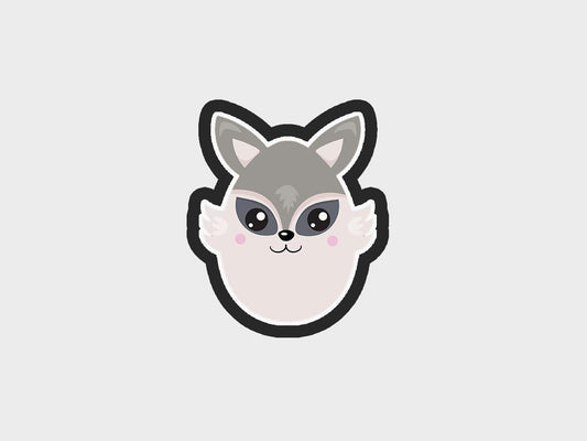 Fox Raccoon Easter Egg Critters Cookie Cutter STL Files