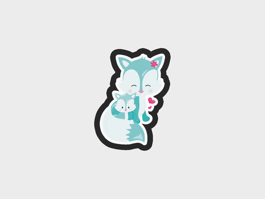 Fox Mother's Love Cookie Cutter STL Files