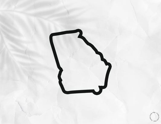 Georgia State Basic Cookie Cutter STL Files Cookie Cutter Files