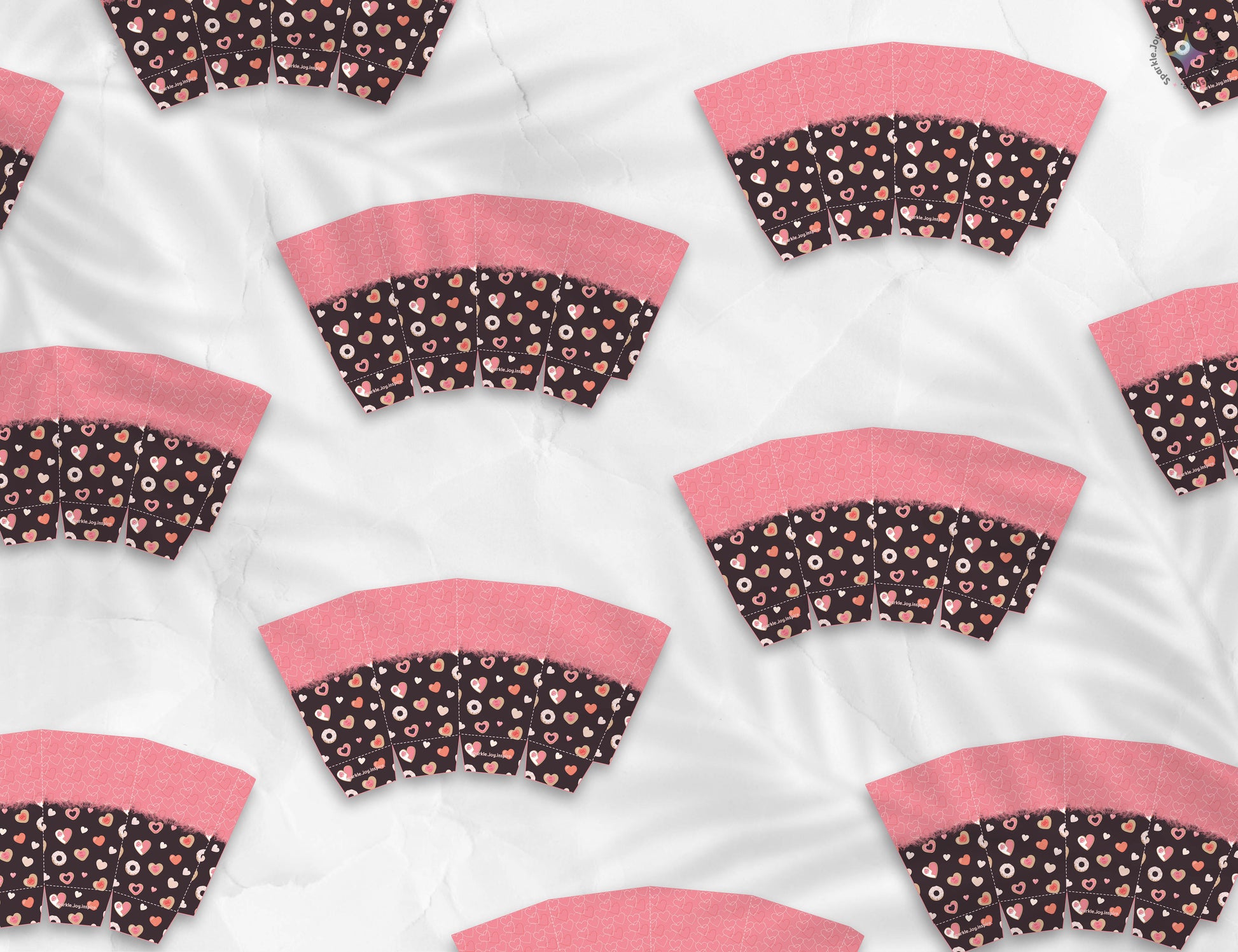 Galentine's Day Girl Gang Popcorn Box Paper Craft Printable Paper Crafts