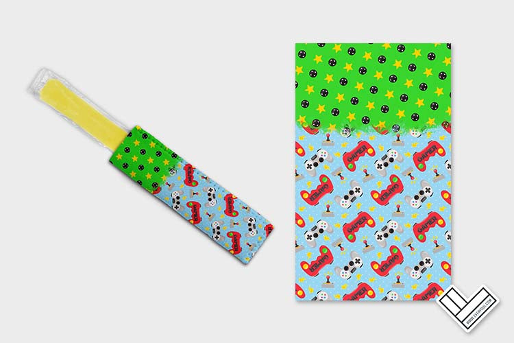 Gamer Kids 1102 Ice Pop Digital Sublimation Design