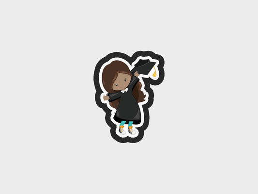 Girl Cap Grad Kids Cookie Cutter STL Files