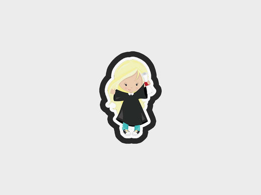 Girl Diploma Grad Kids Cookie Cutter STL Files