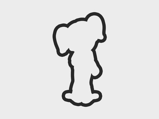 Girl Standing Zombie Kids Cookie Cutter STL Files
