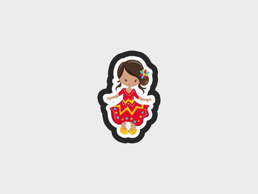 Girl Cinco De Mayo Fiesta Cookie Cutter STL Files
