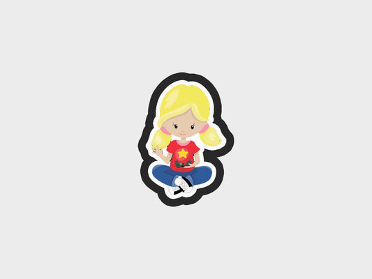 Girl Gamer Kids Cookie Cutter STL Files