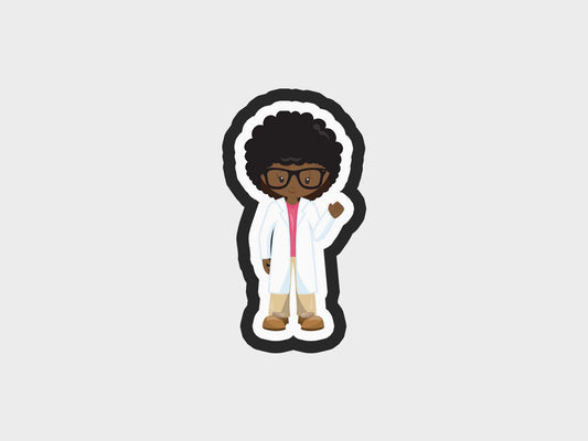 Girl One Scientist Kids Cookie Cutter STL Files