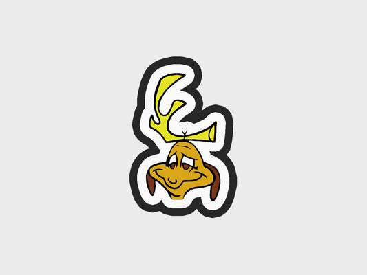 Dog Face Inspired Grinchymas Cookie Cutter STL Files