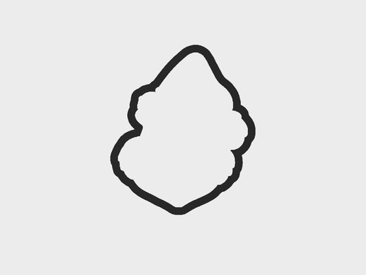 Pointy Hat Grin Inspired Grinchymas Cookie Cutter STL Files