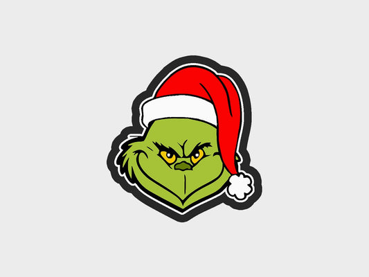 Rounded Hat Grin Inspired Grinchymas Cookie Cutter STL Files