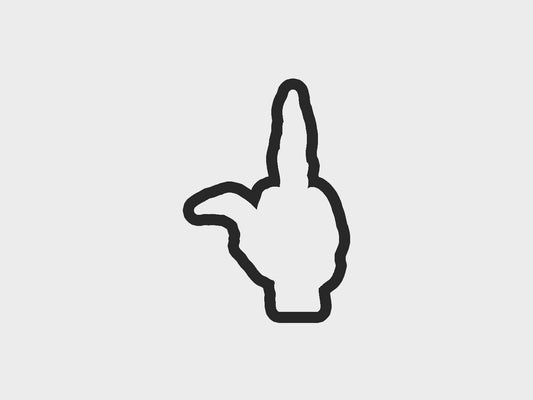 Middle Finger Inspired Grinchymas Cookie Cutter STL Files