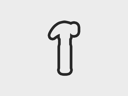 Hammer Tool Set Cookie Cutter STL Files