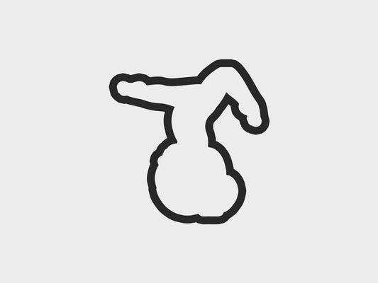 Handstand Gymnast Girl Cookie Cutter STL Files
