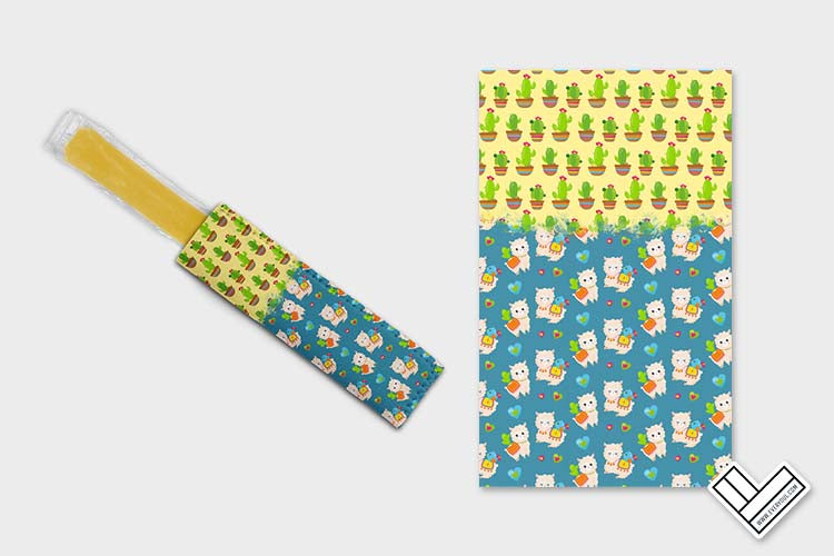Hello Llama 0612 Ice Pop Digital Sublimation Design