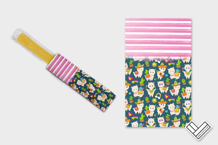 Hello Llama 0902 Ice Pop Digital Sublimation Design