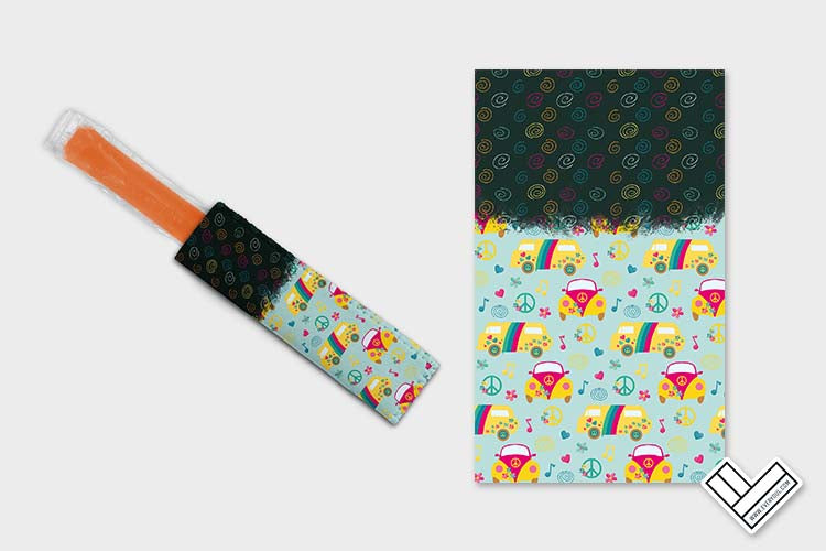 Hippie Kids 0104 Ice Pop Digital Sublimation Design
