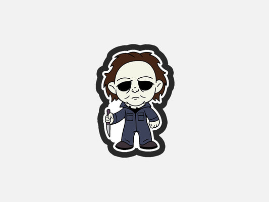 White Mask Horror Chibi Inspired Cookie Cutter STL Files