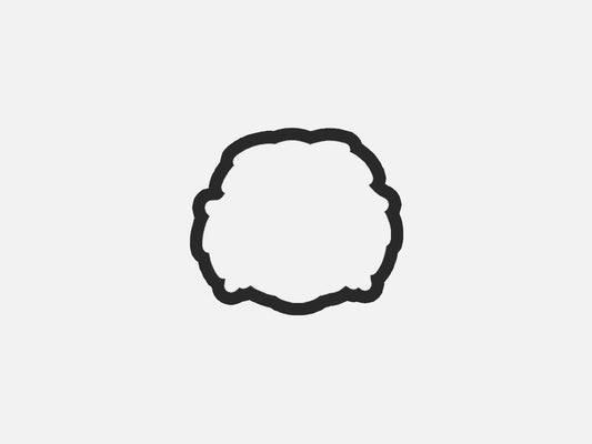 White Mask Horror Chibi Faces Inspired Cookie Cutter STL Files