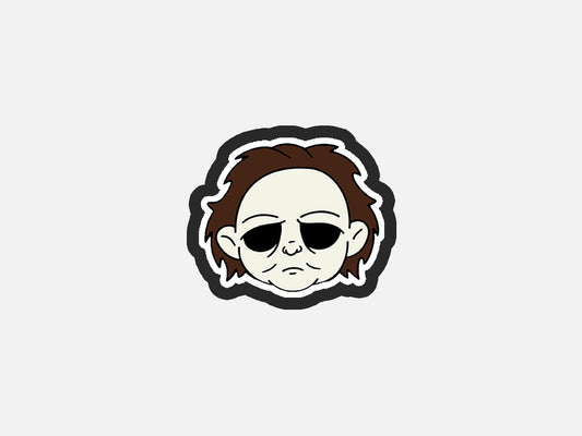 White Mask Horror Chibi Faces Inspired Cookie Cutter STL Files