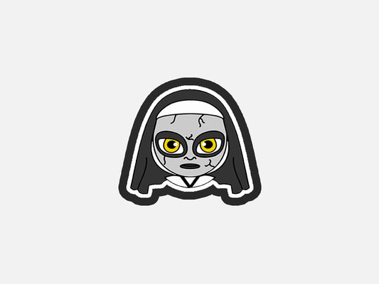 Nun Horror Chibi Faces Inspired Cookie Cutter STL Files