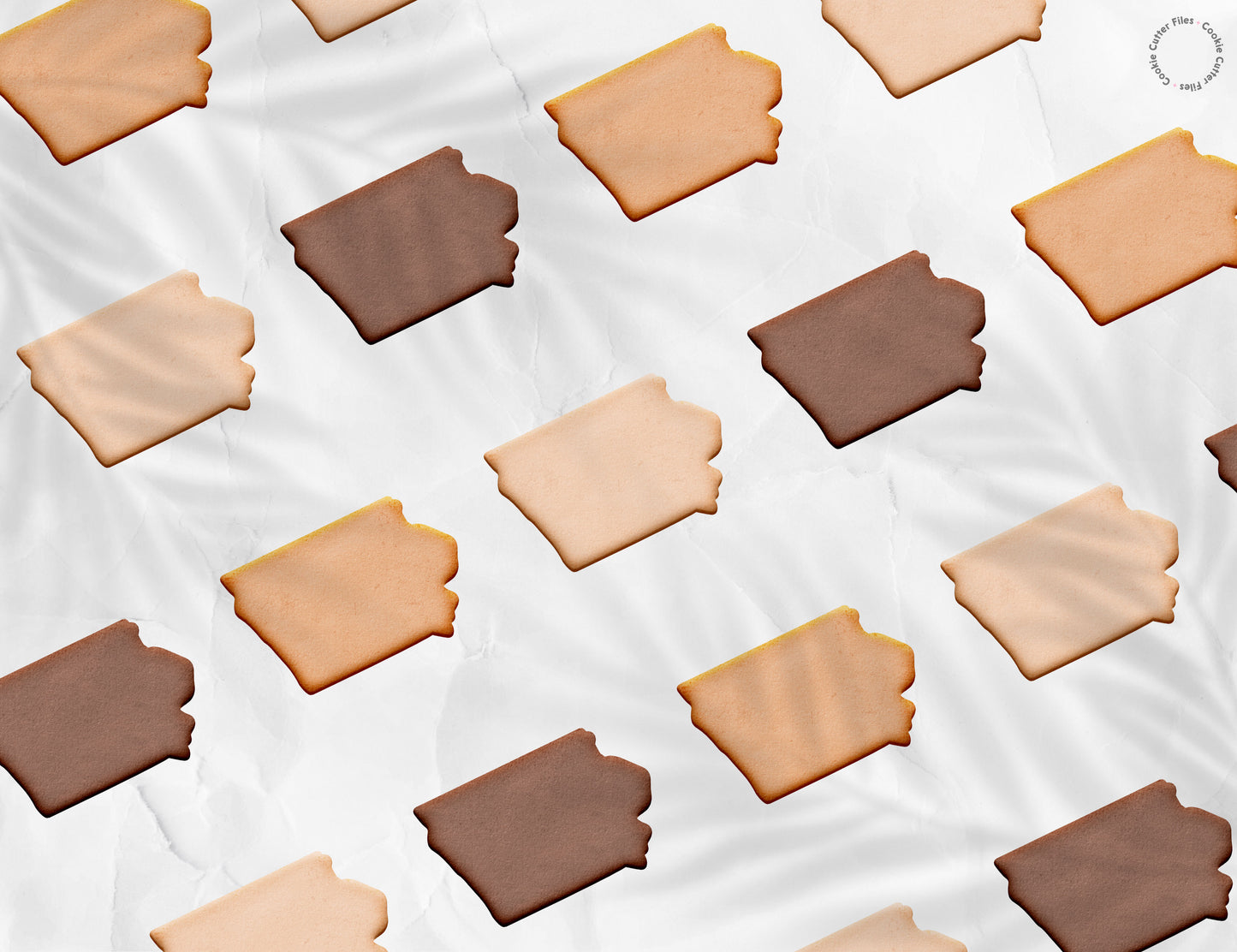 Iowa State Basic Cookie Cutter STL Files Cookie Cutter Files