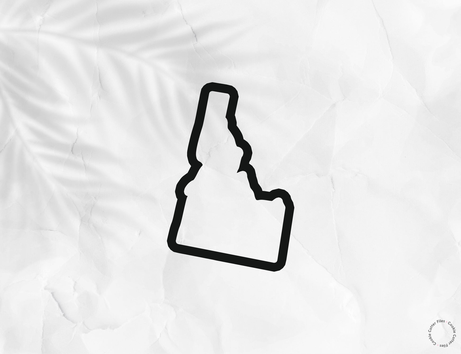 Idaho State Basic Cookie Cutter STL Files Cookie Cutter Files