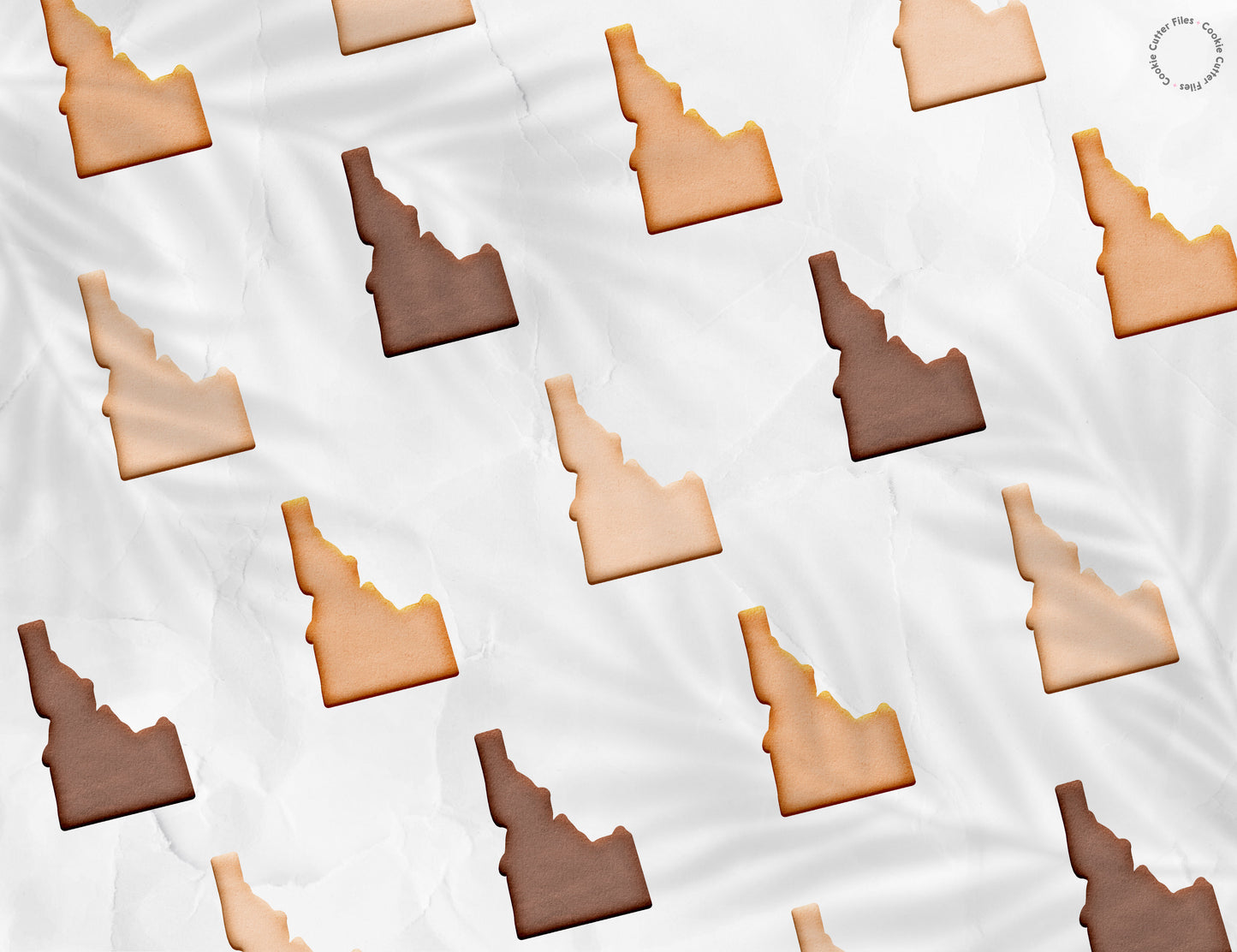Idaho State Basic Cookie Cutter STL Files Cookie Cutter Files